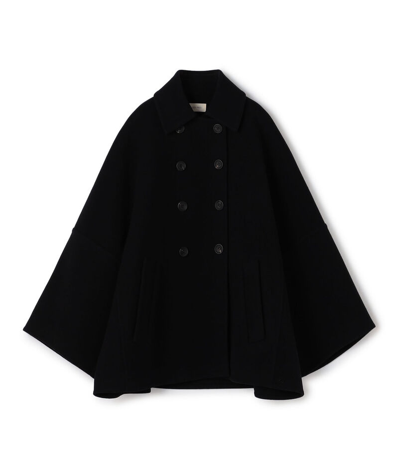 【WEB先行予約】ウールモッサ ダブルブレストミディコート