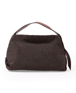 VIOLAd'ORO ラフィアシート ワンハンドルバッグ