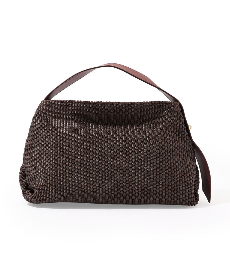 VIOLAd'ORO ラフィアシート ワンハンドルバッグ