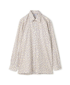 Charvet コットンプリント セミワイドカラーシャツ