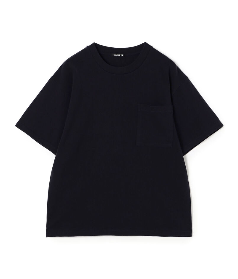 コットン吊り天竺 ハーフスリーブプルオーバー