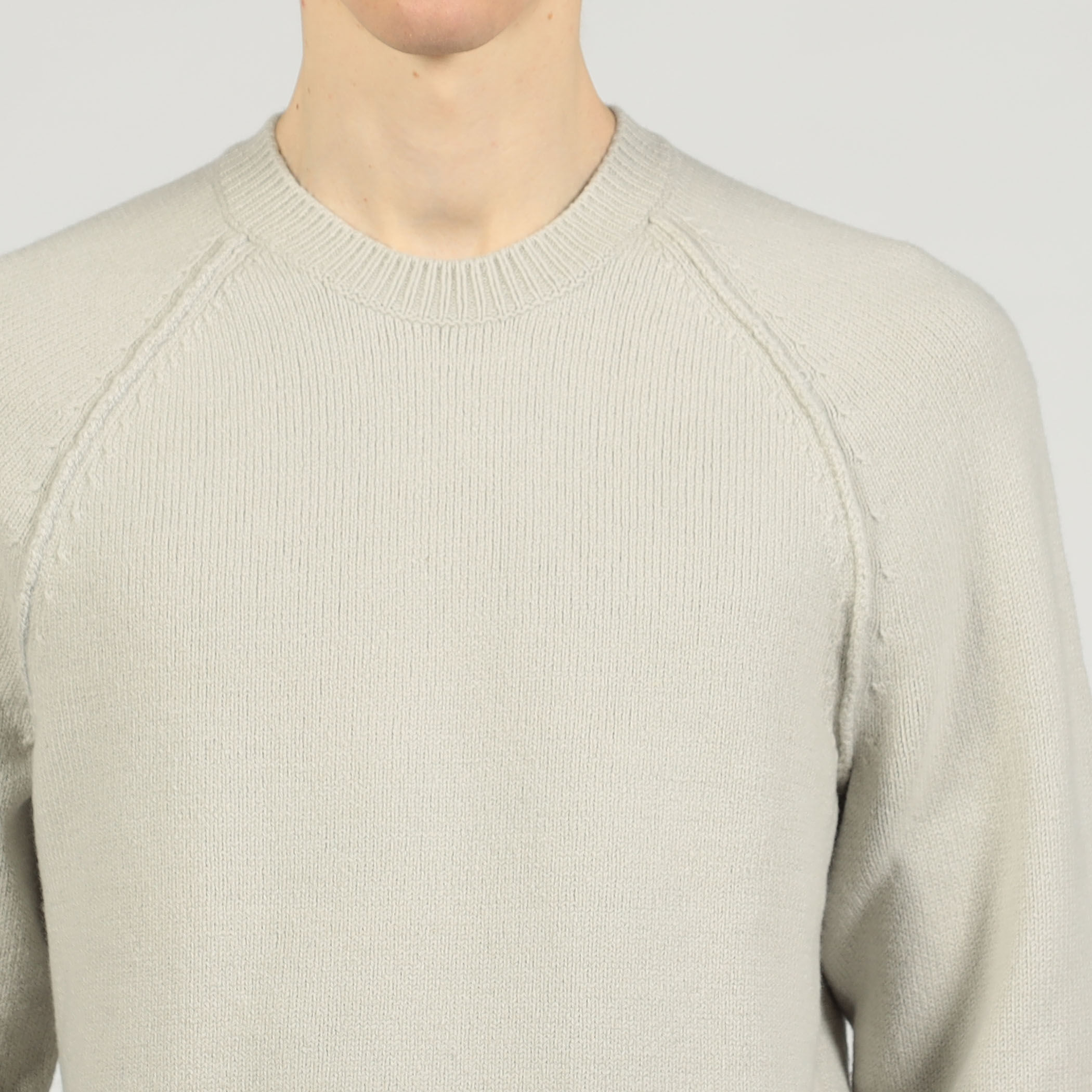 ソフトフェザーウェイト クルーネックプルオーバー MOCK3716