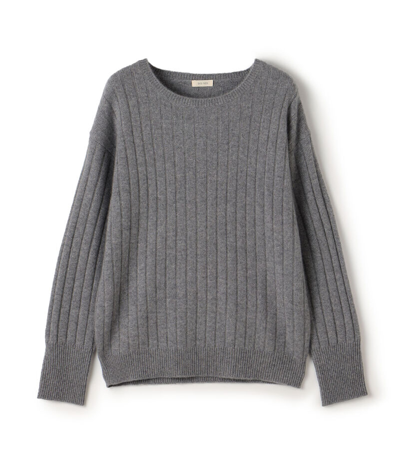 ベビーカシミヤ クルーネックプルオーバー