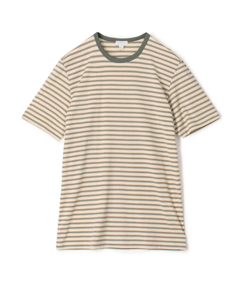 SUNSPELコットン クルーネックTシャツ