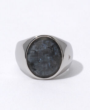 ■TOM WOOD オーバル ラルビカイト リング