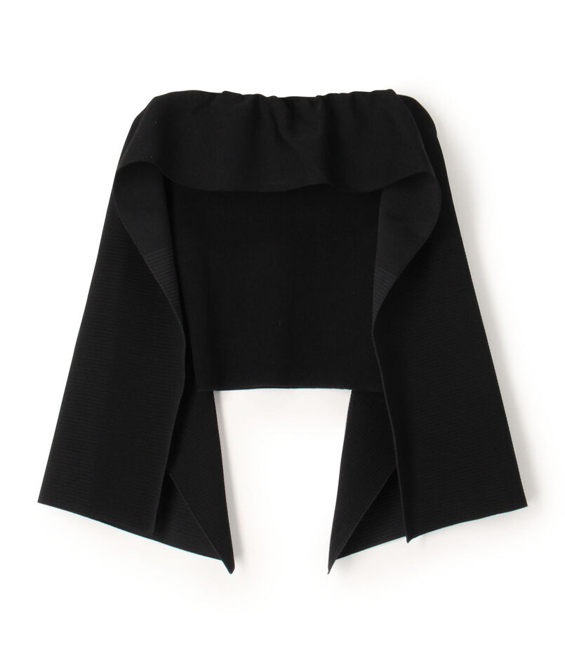 CFCL AC MILAN RIB BARE DRAPE TOP