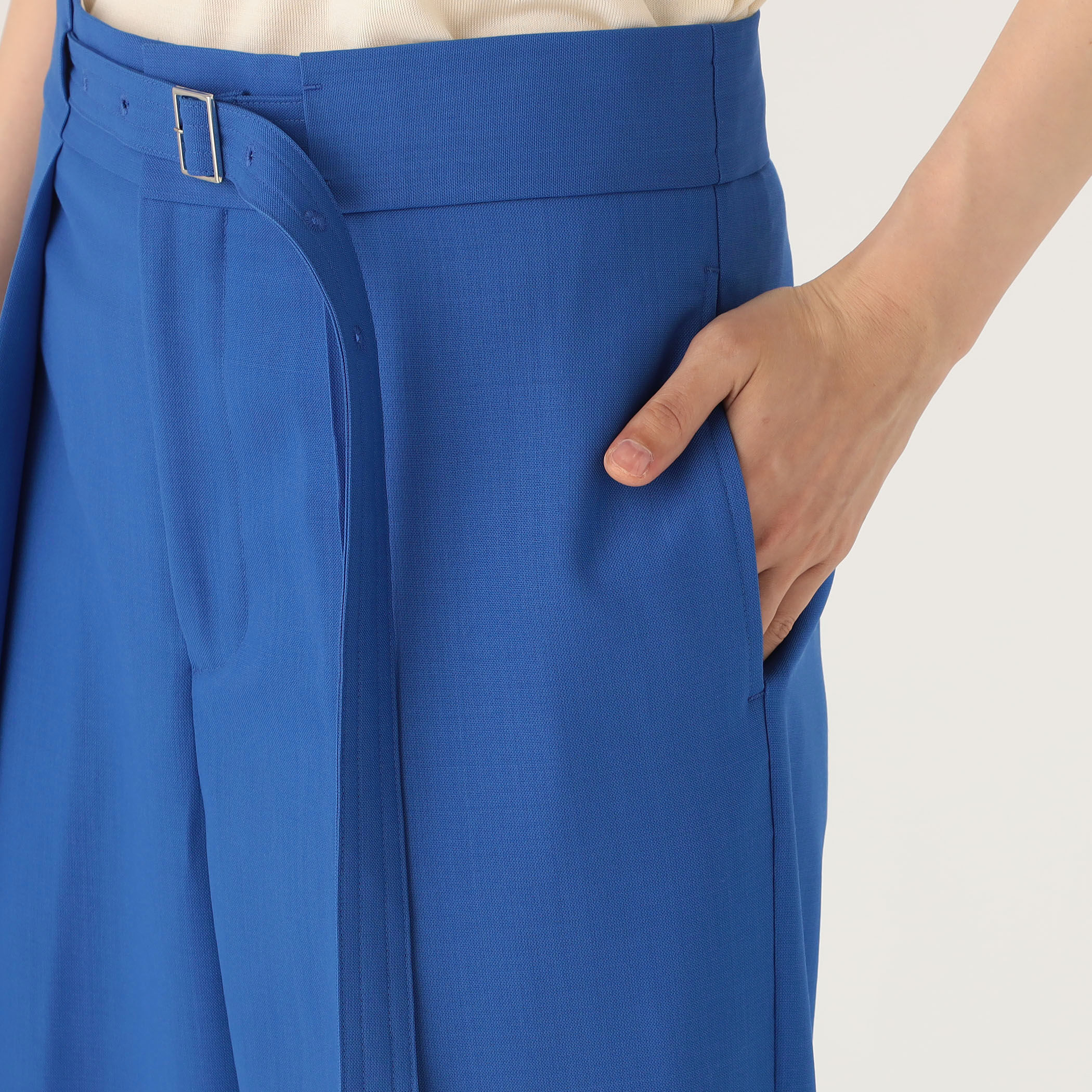 トゥモローランド　パンツ セール】 サージストレッチ 5ポケットストレートパンツ （その他