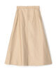 コットンラミーモーススキン トラペーズスカート