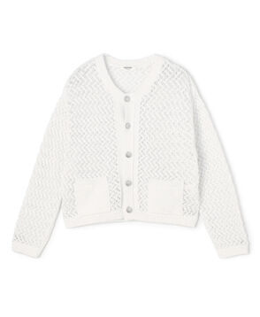 ギマメッシュ クルーネックカーディガン