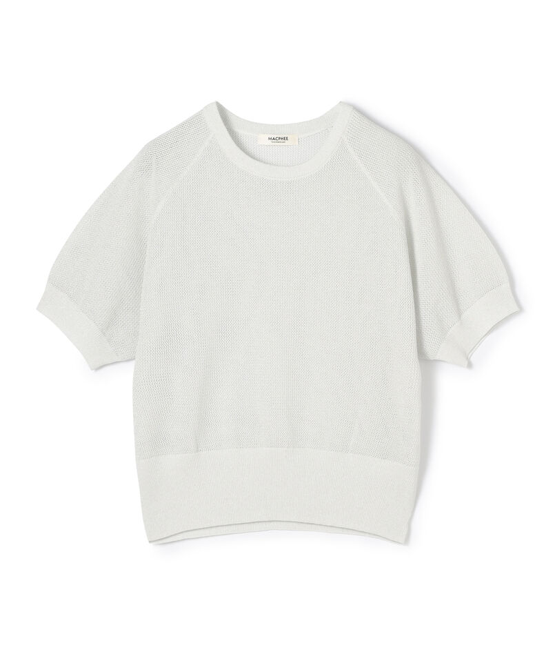 コットンメッシュ ハーフスリーブプルオーバー