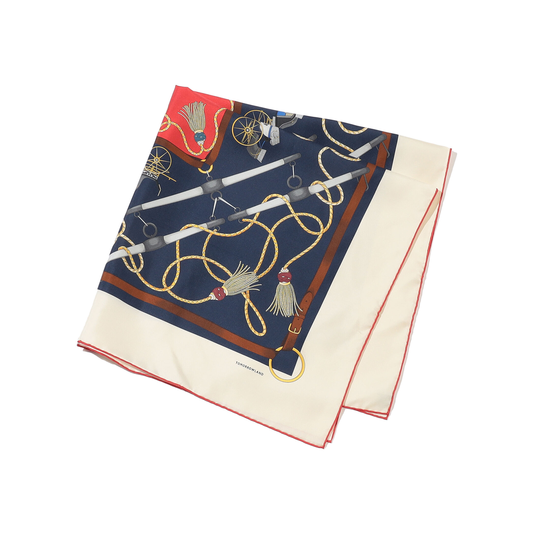 Atelier TOMORROWLAND TASSEL シルクスカーフ｜トゥモローランド 公式通販