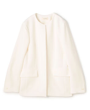 ライトダブルクロス ノーカラージャケット