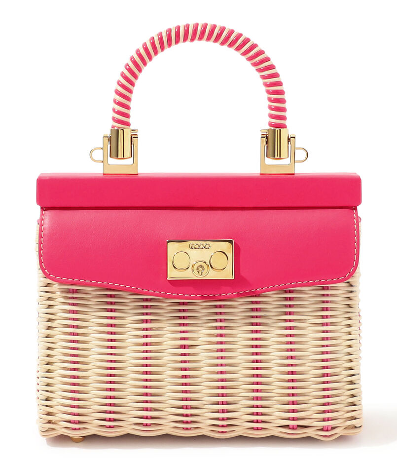 RODO BICOLOR RATTAN バッグ