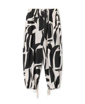 HAVERSACK ATTIRE コットン総柄イージーパンツ