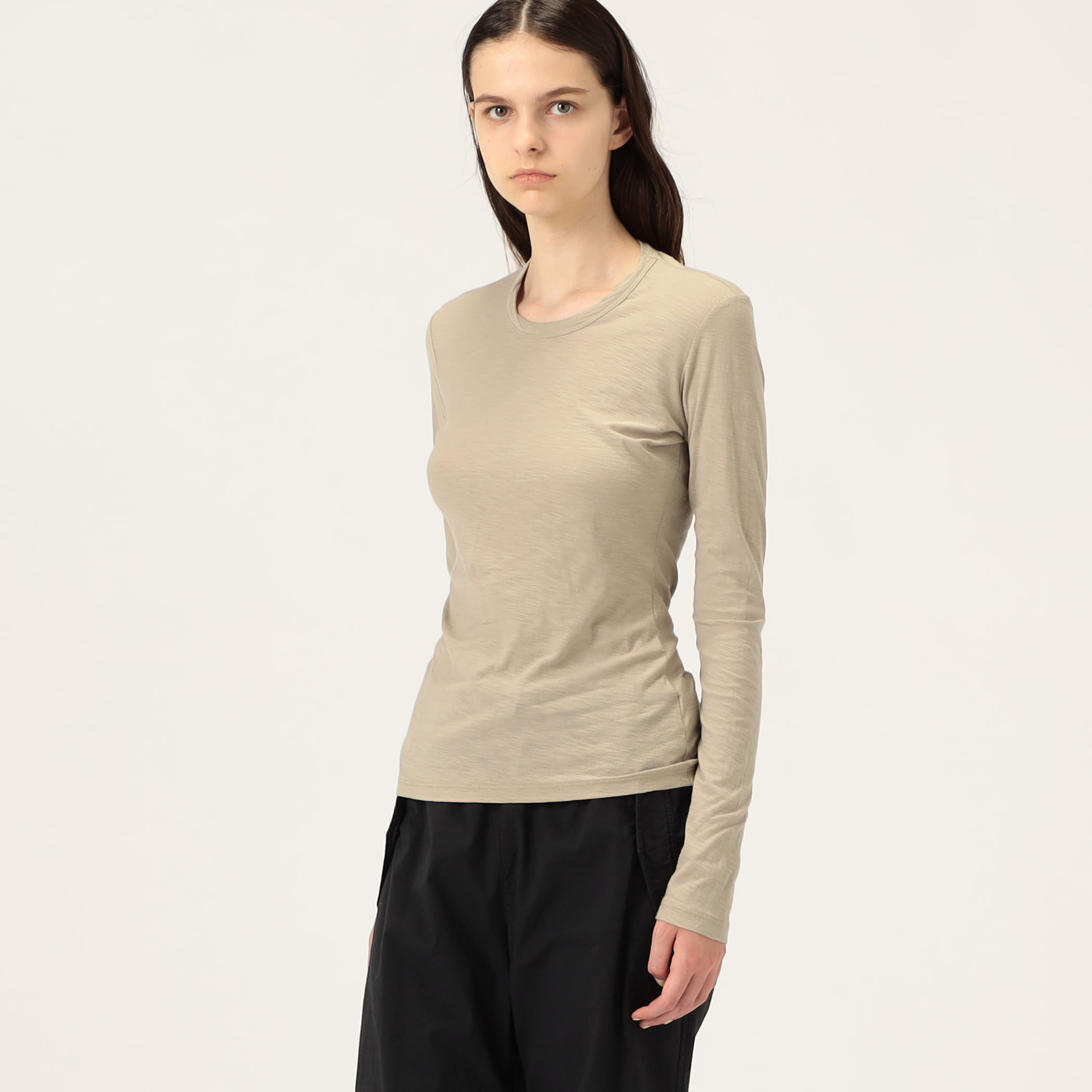 スラブジャージー ロングスリーブプルオーバー WUA3361