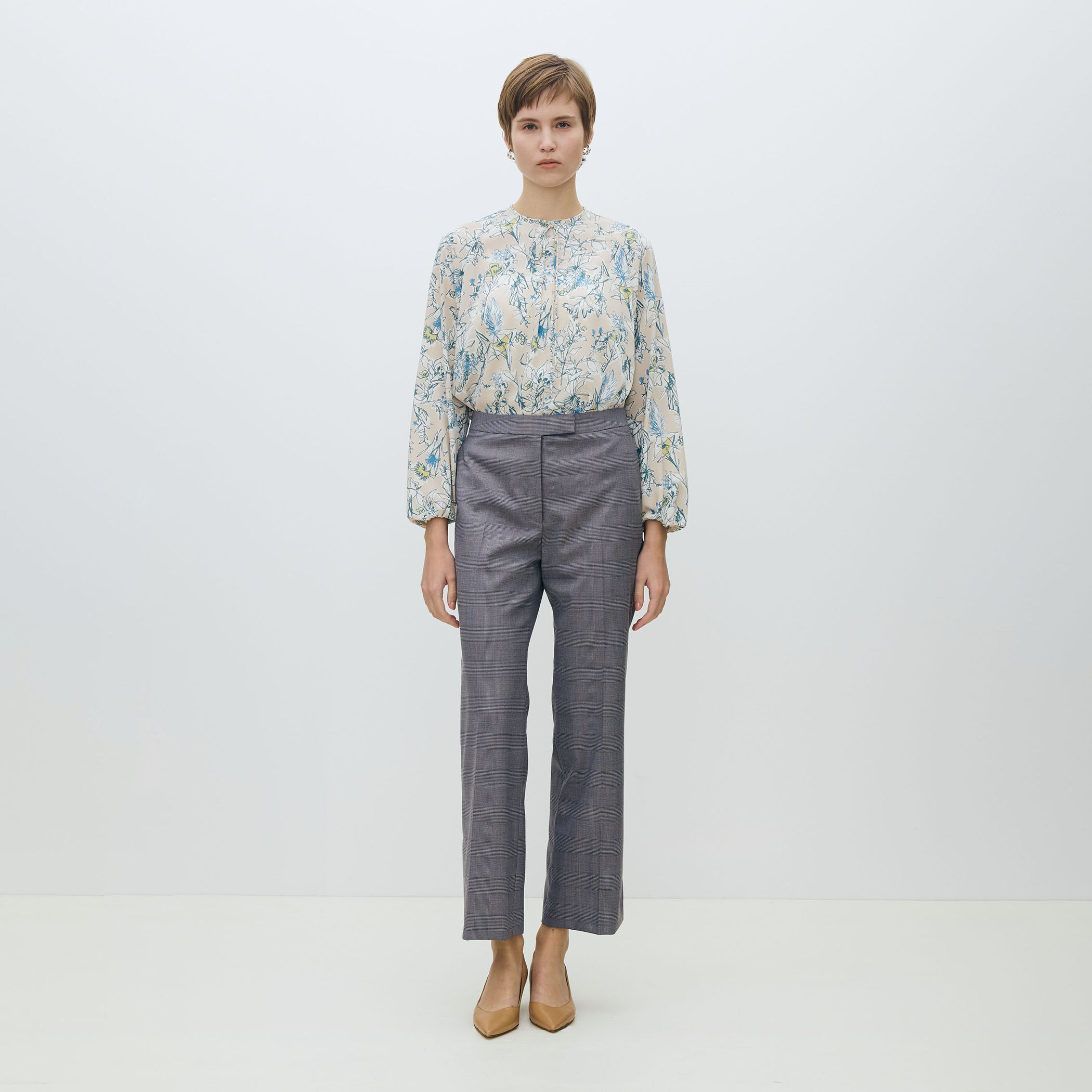 シャドウブルー ストレートパンツ｜トゥモローランド 公式通販