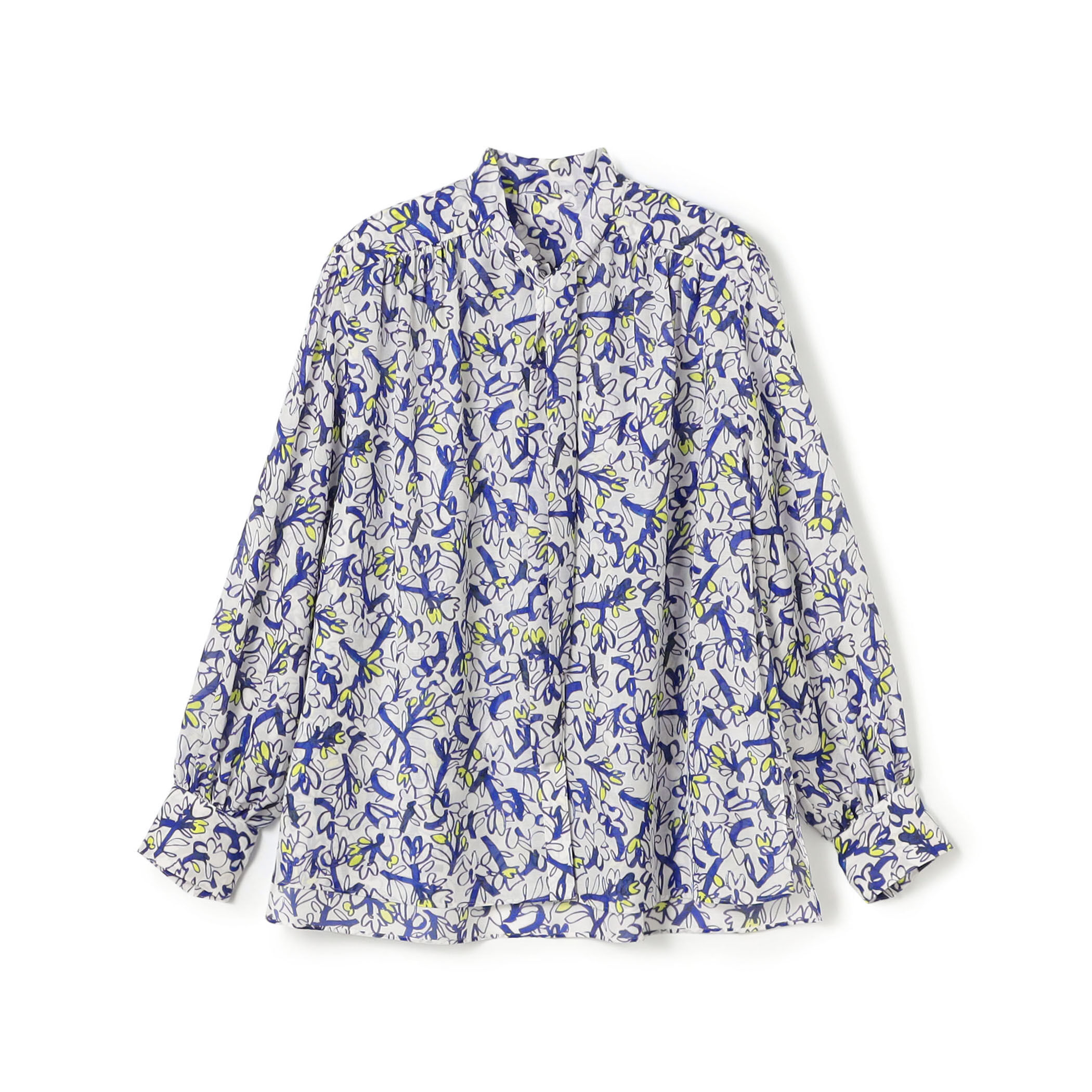 ペタルフラワープリント ボウタイブラウス｜トゥモローランド 公式通販