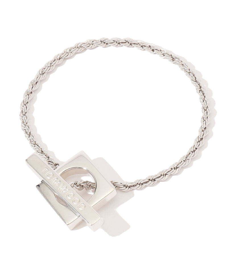 TOM WOOD Square Rope Bracelet