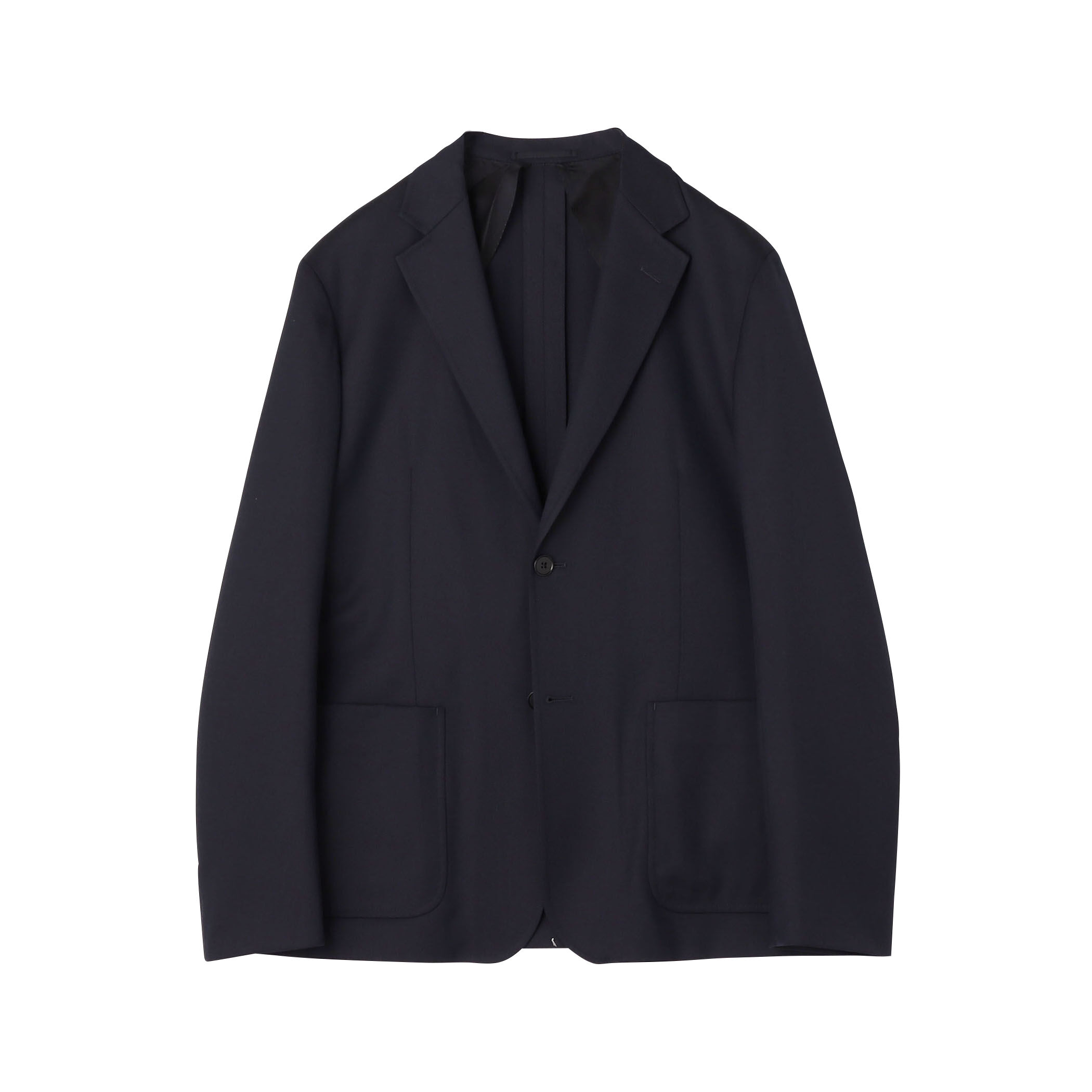 ウールポリエステル シングルブレステッド 2Bジャケット V.B.CANONICO