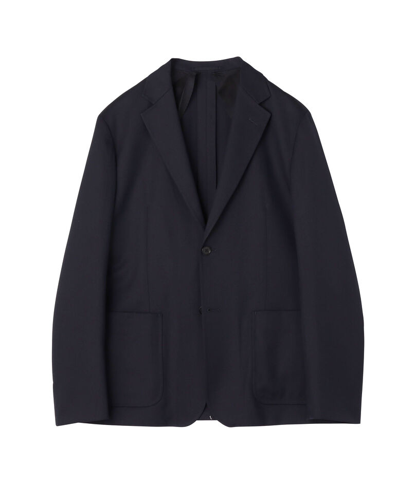 ウールポリエステル シングルブレステッド 2Bジャケット V.B.CANONICO