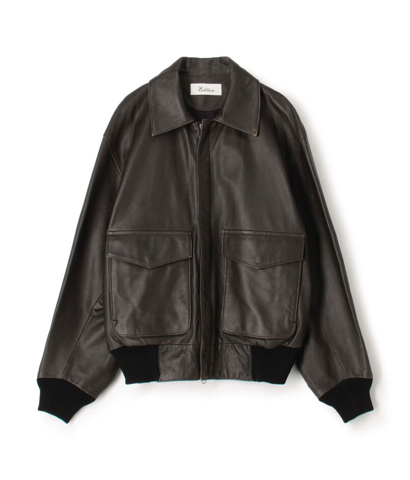 クラッシュレザー A-2ジャケット