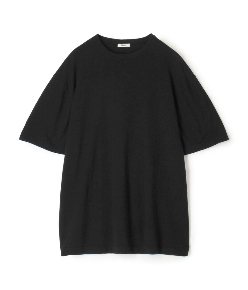 コットンカシミヤ ハーフスリーブトップス