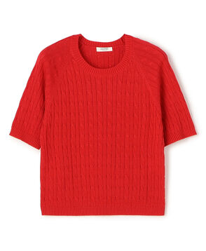 ギザケーブル ハーフスリーブプルオーバー