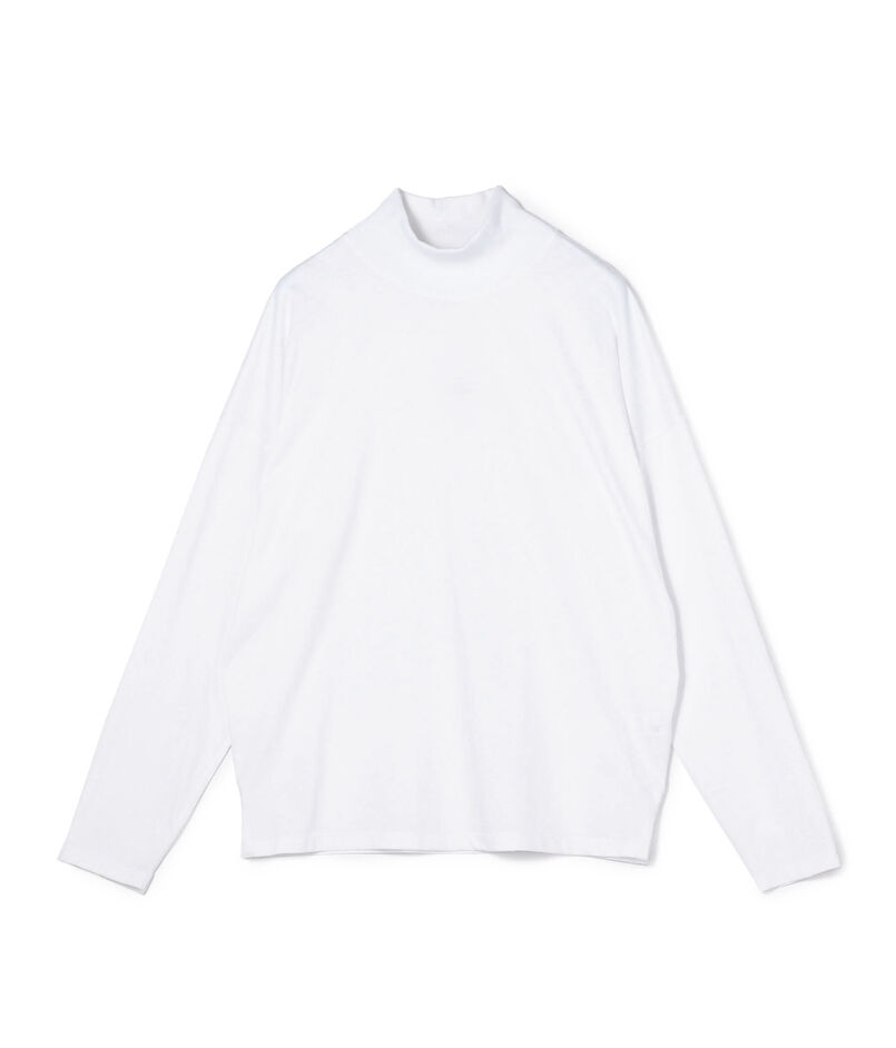 CABaN コットン モックネックロングスリーブプルオーバー