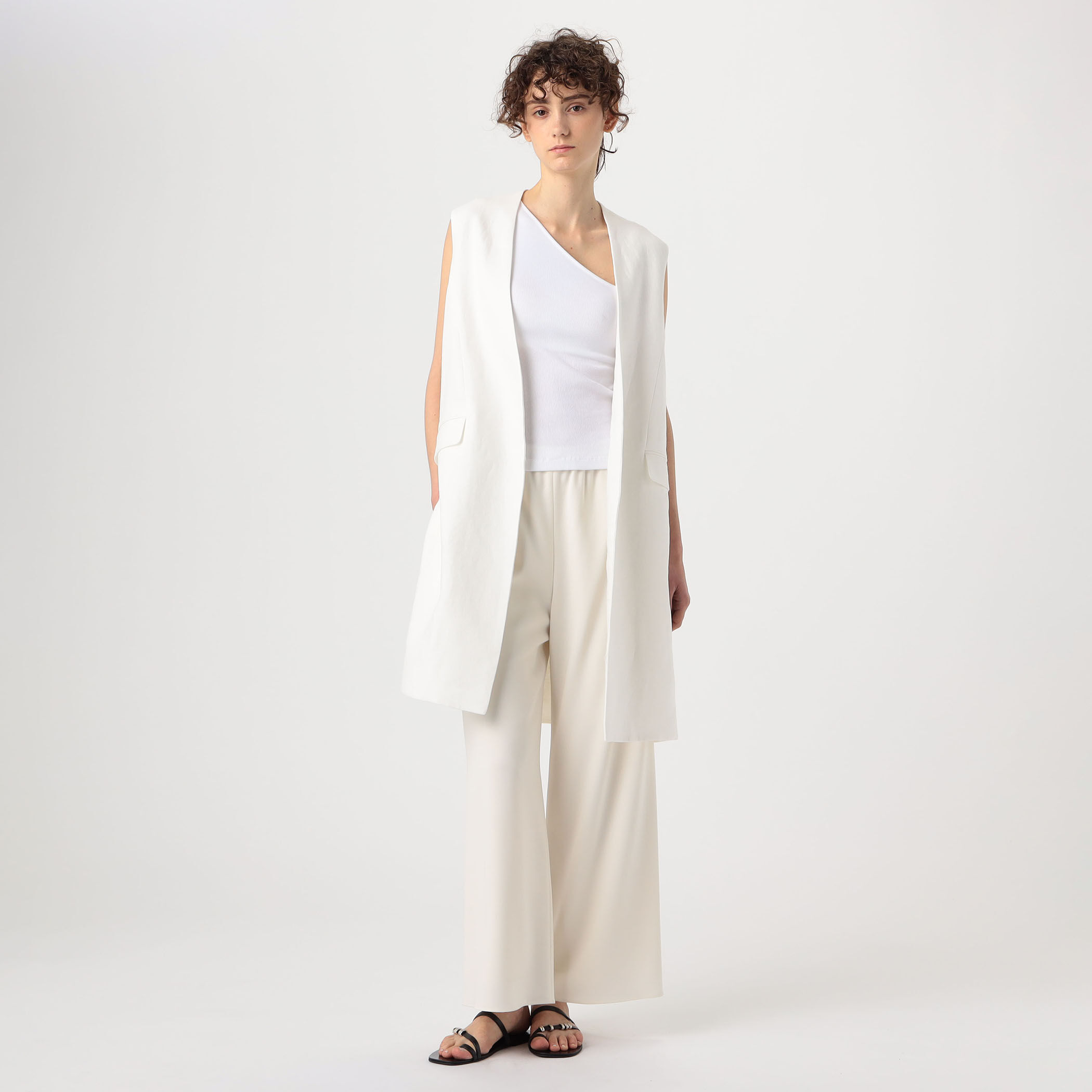 ファブリックコンビ ロングジレ｜トゥモローランド 公式サイト