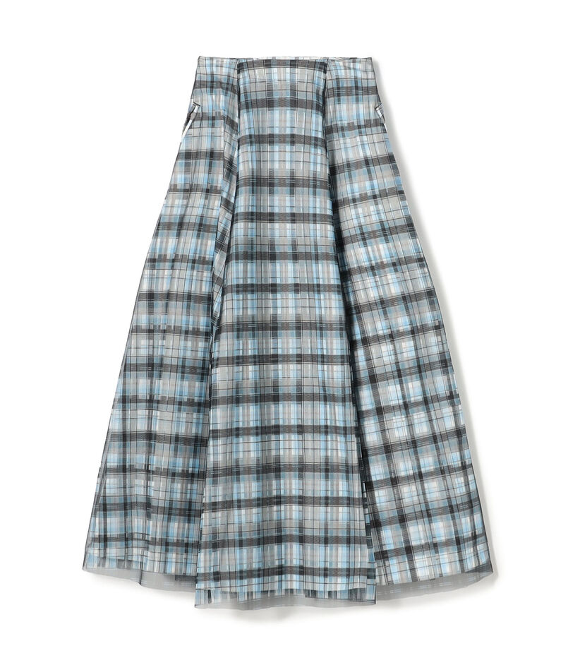 【別注】TELMA Layered チェック スカート