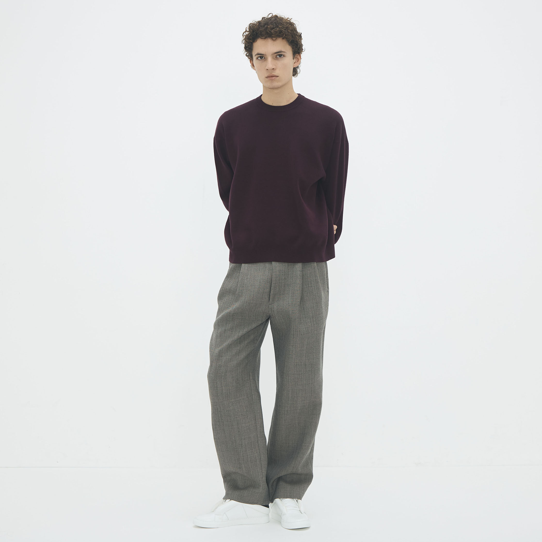 コットンカシミヤ クルーネックプルオーバー｜トゥモローランド 公式通販