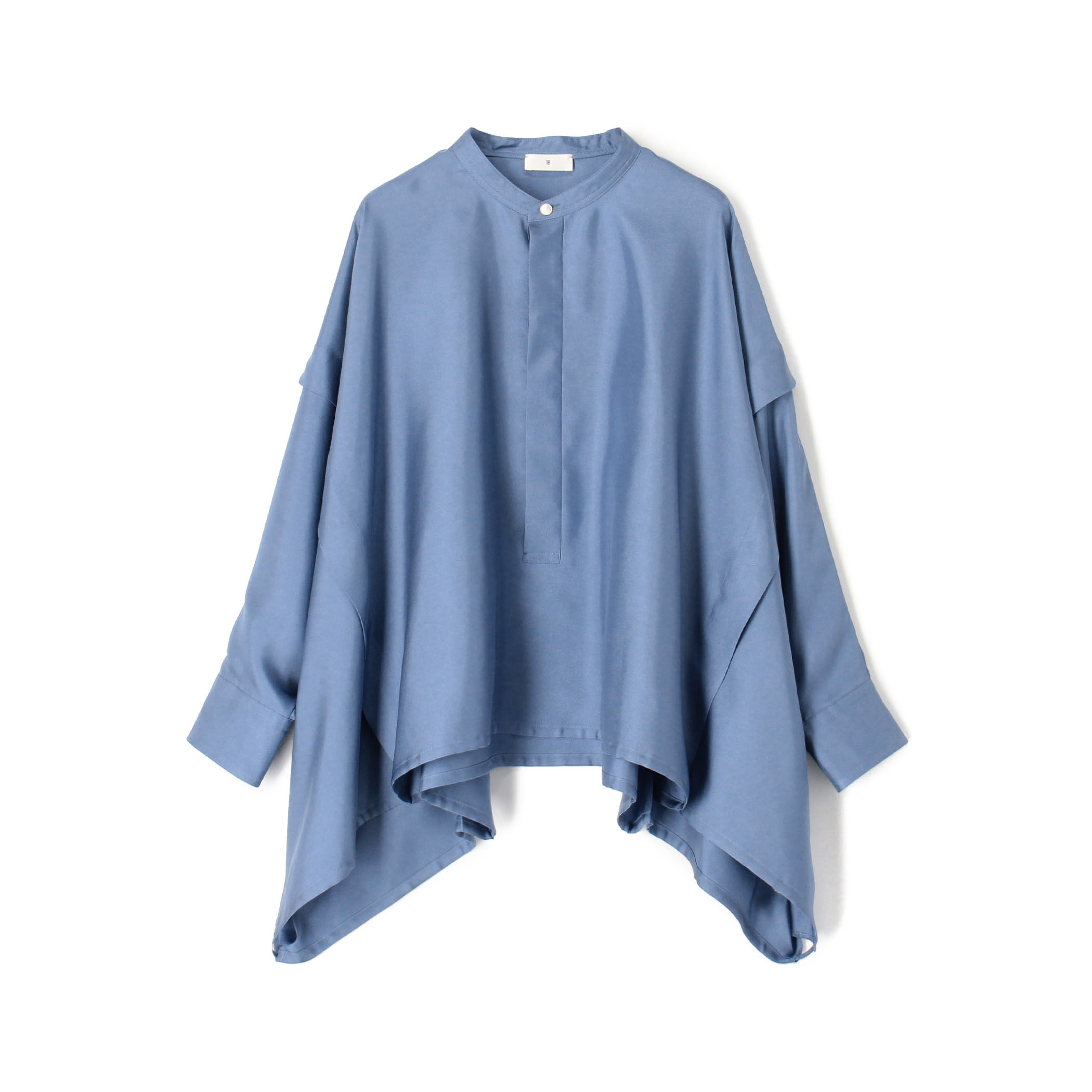 TOMORROWLAND .B シルクツイル タックシャツ｜トゥモローランド