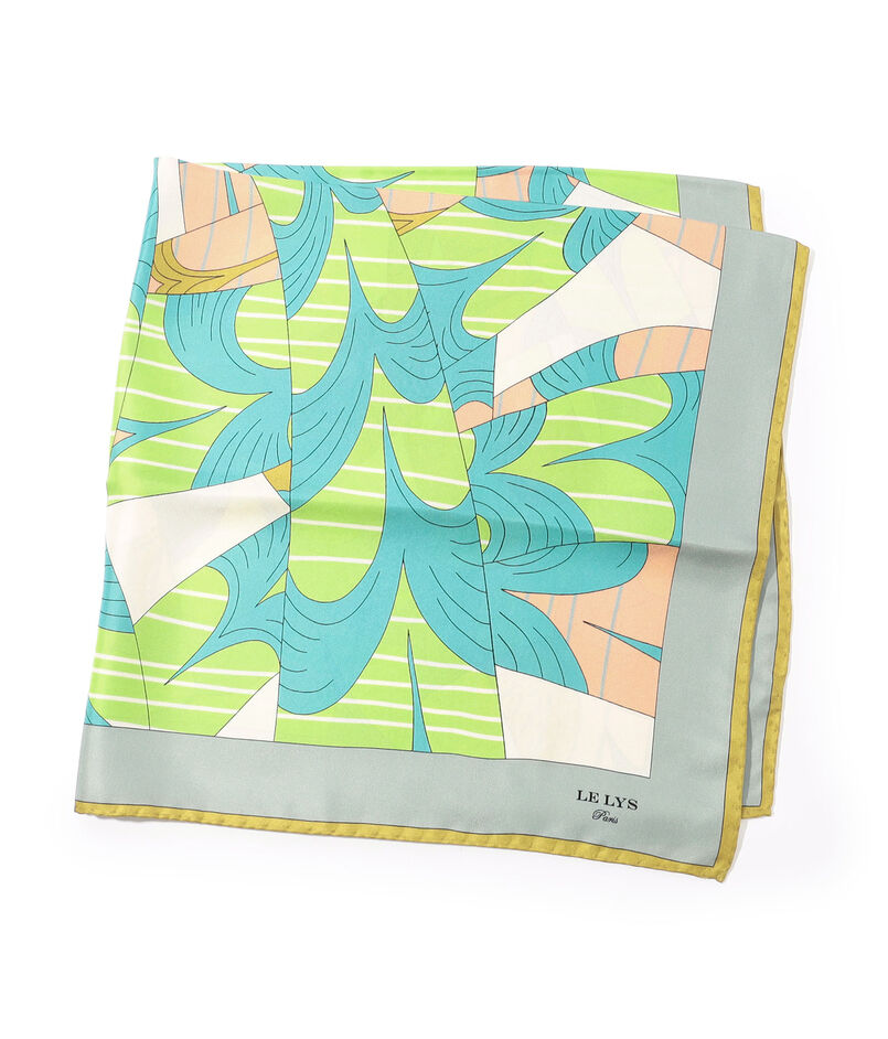 LE LYS シルク プリントスカーフ