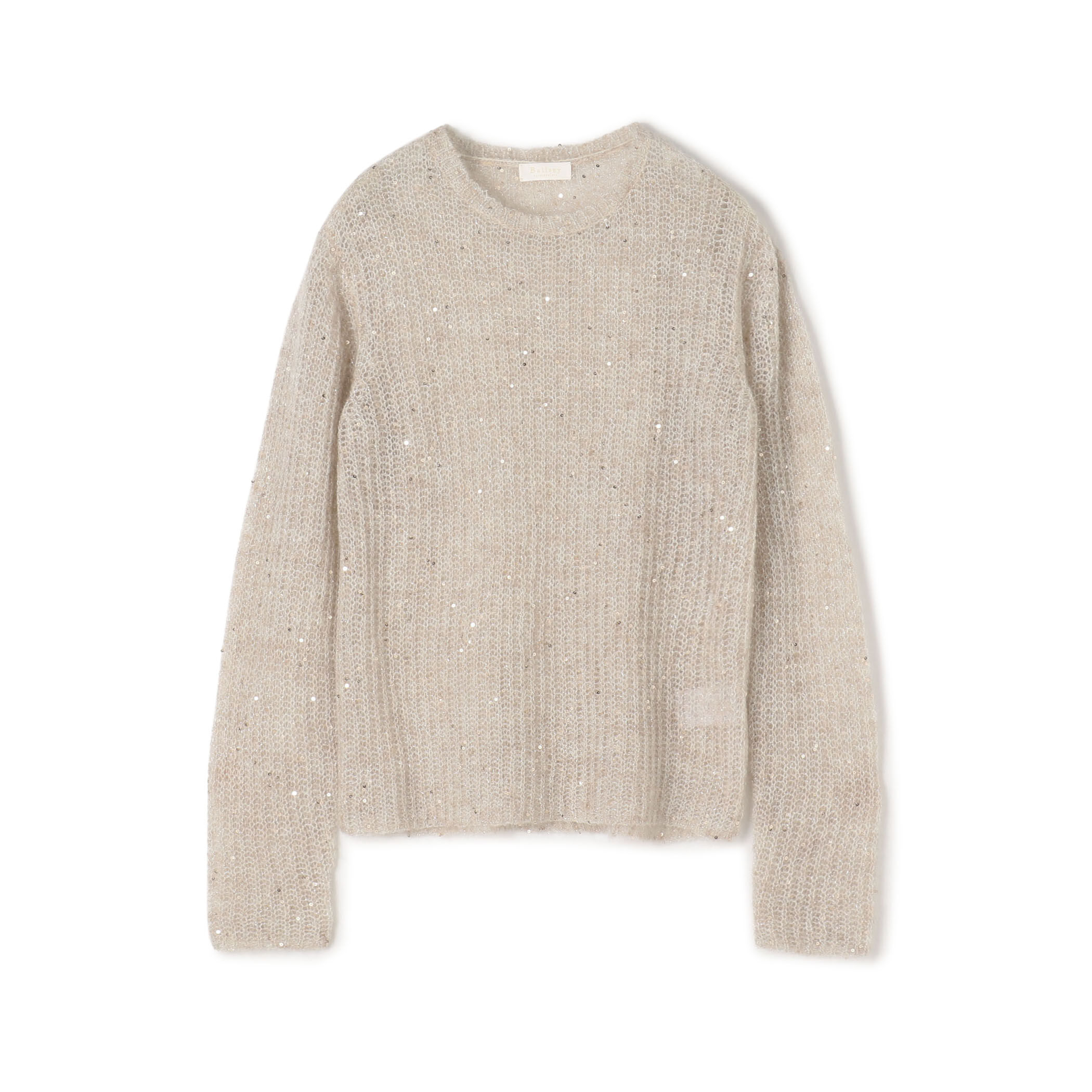 ラメスパンコールモヘヤ クルーネックプルオーバー｜トゥモローランド