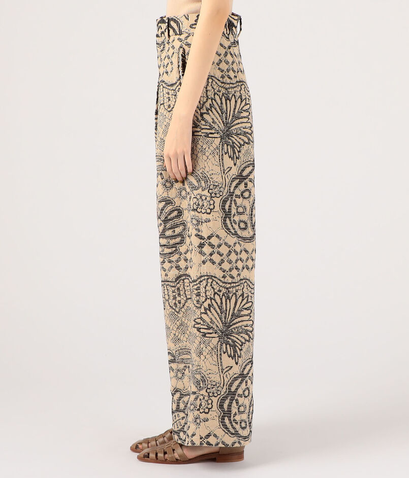 CABaN エスニックジャカード ワイドパンツ｜トゥモローランド  