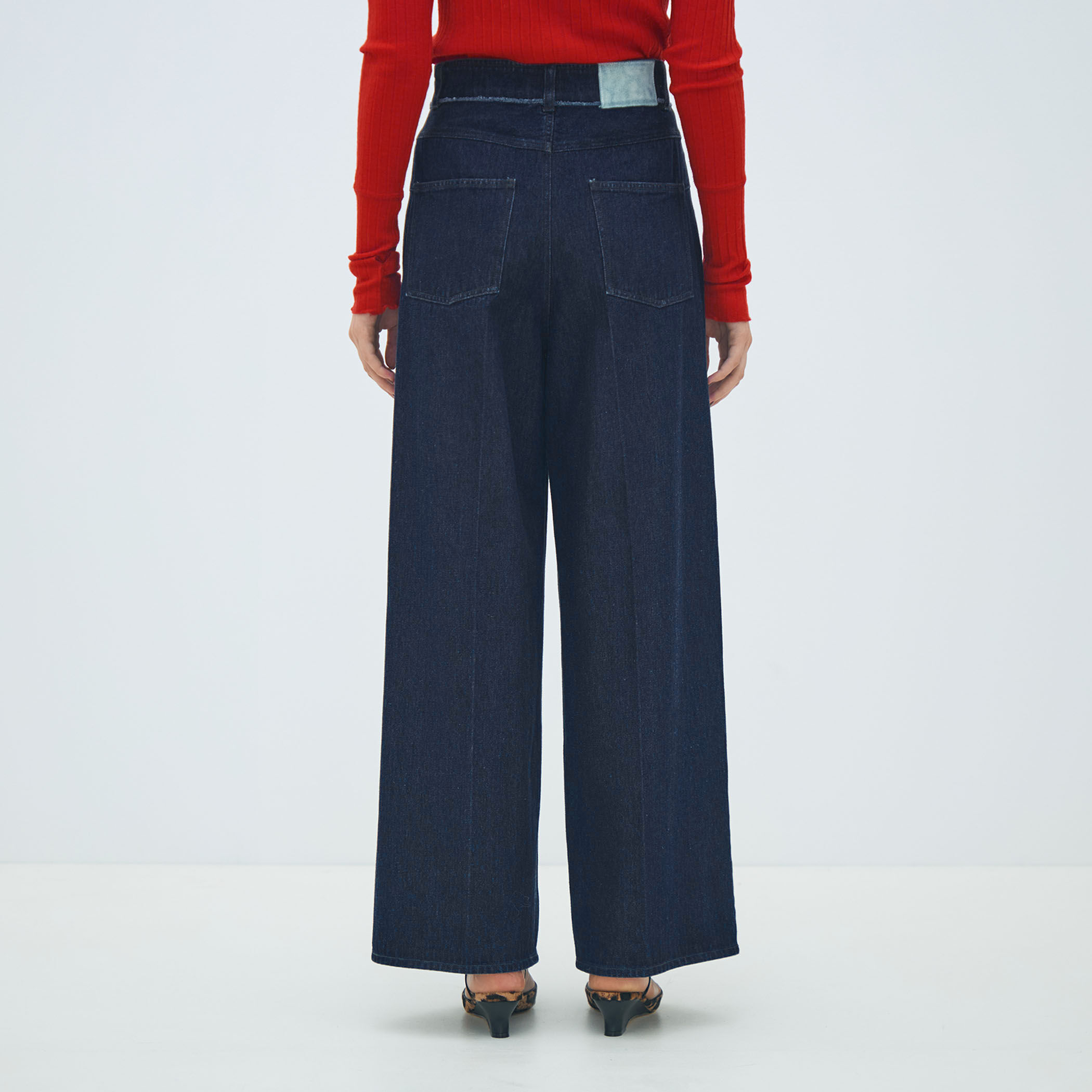 ハードツイストデニム ワイドパンツ｜トゥモローランド 公式通販