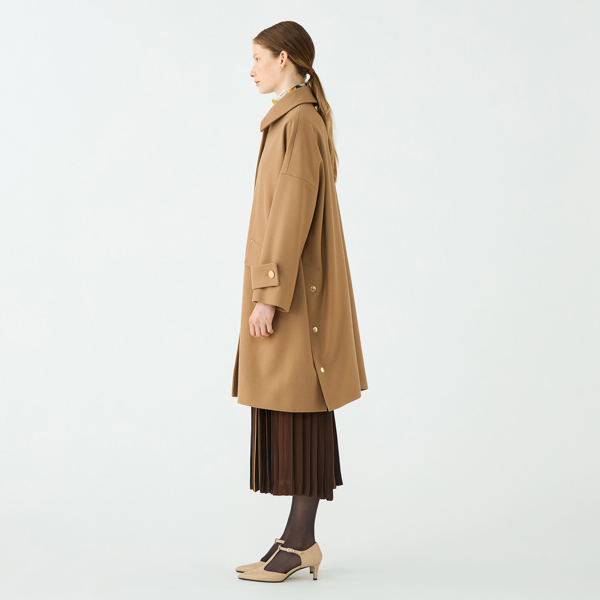 別注　トゥモローランド✖️Macintosh ハンビーコート　ブラウン 別注】MACKINTOSH HUMBIE MIDI RAINTACK コート｜トゥモローランド