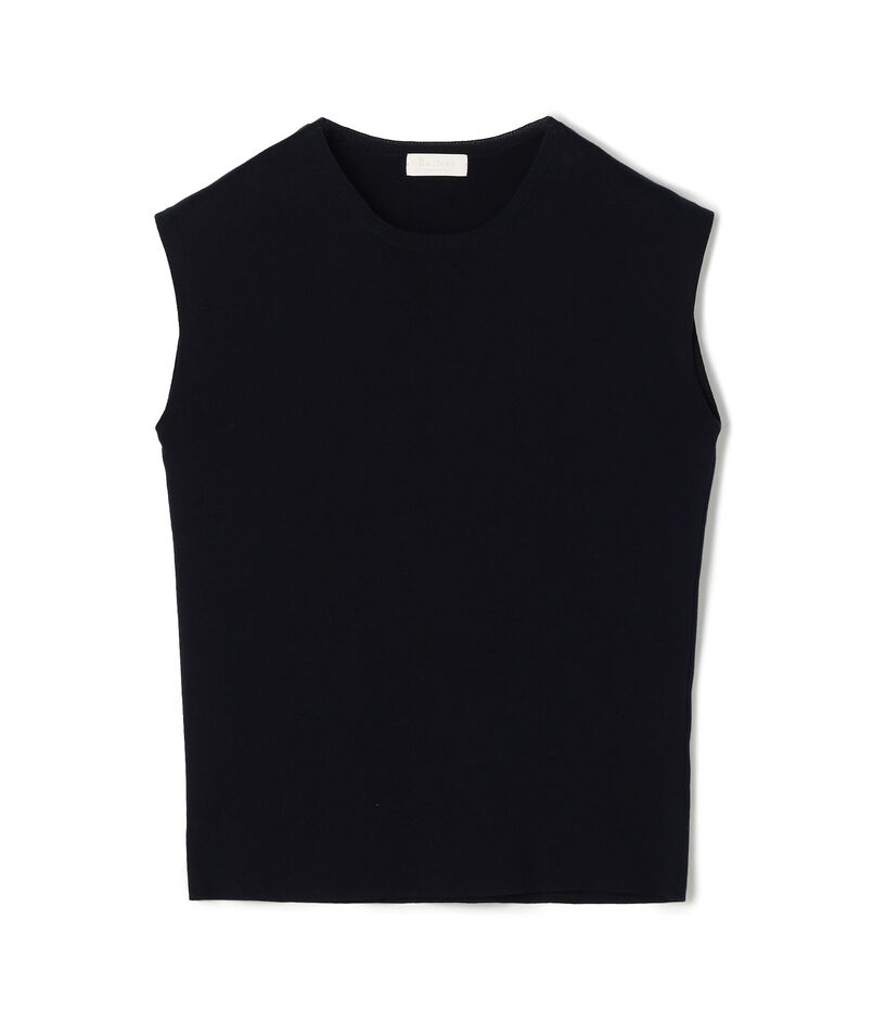 ハイゲージコットン ノースリーブプルオーバー