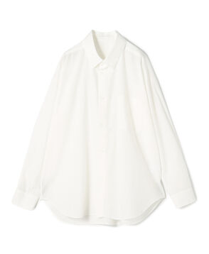 コットンタイプライター ワイドバランスシャツ