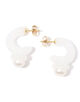 LEVENS JEWELS MINI PEARL HOOPS ピアス