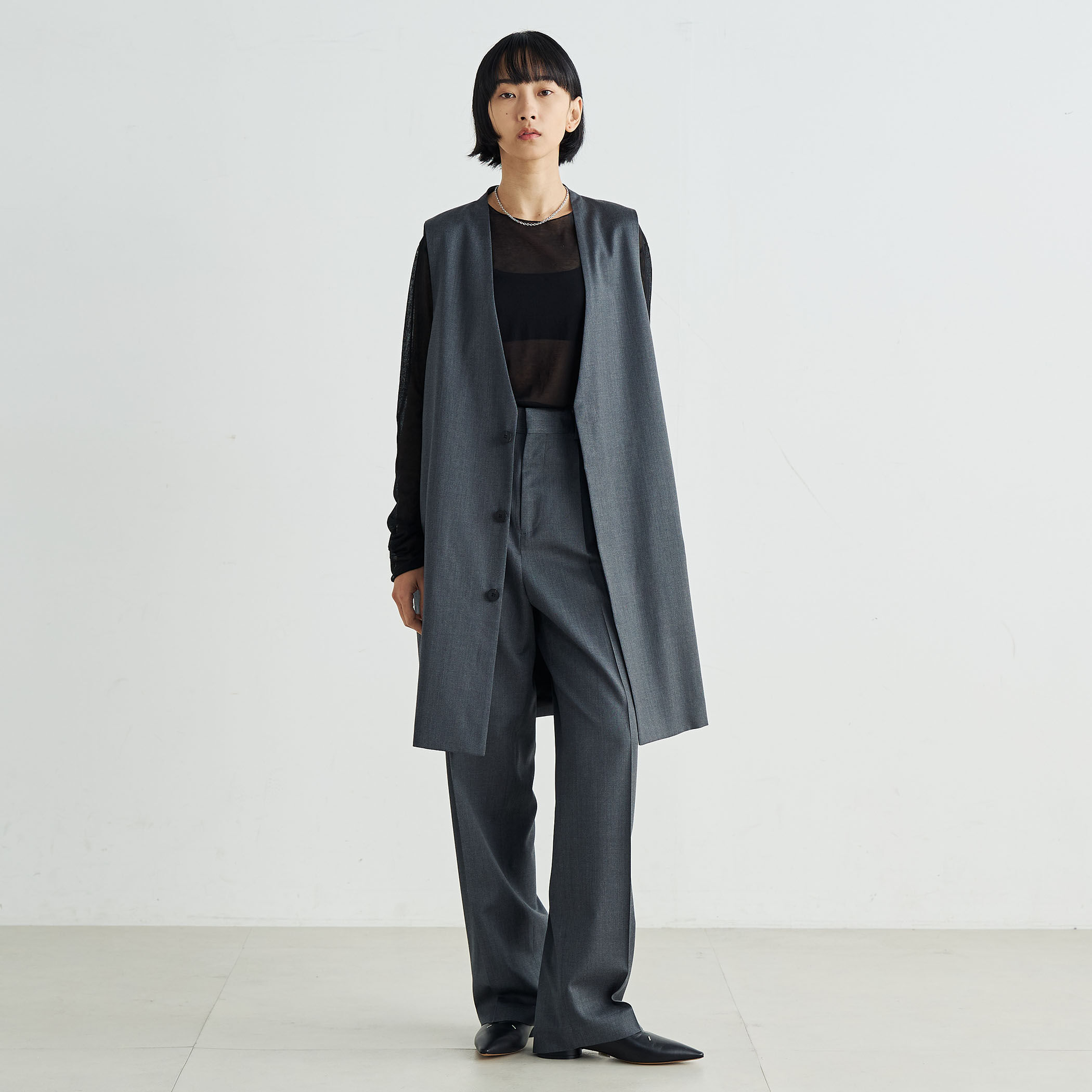 イタリア製ゼニアZegna 綿麻コットンリネン ワンタックトラウザー メティス ZEGNA 【YA体】【AB体】【秋冬春】【Ermenegildo Zegna ゼニア