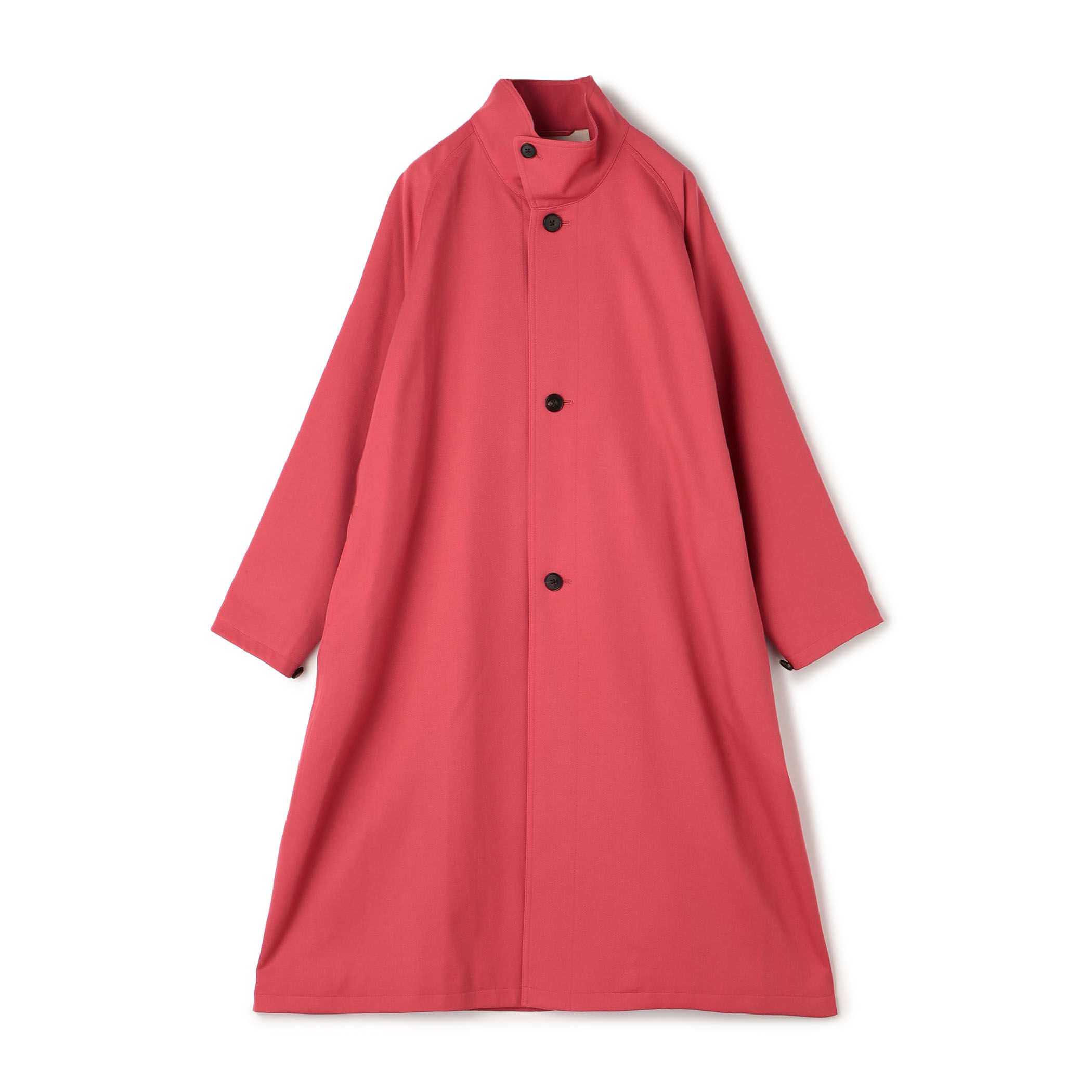 ウールギャバジン スタンドカラーコート｜トゥモローランド 公式通販
