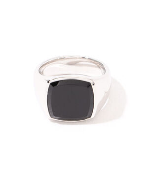 TOM WOOD クッション ブラックオニキス リング