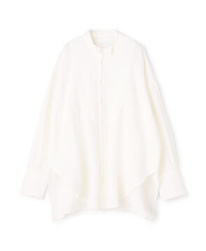 ■ダブルガーゼ ウィングカラーロングシャツ