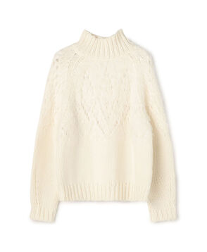 アイレットシャギー ハイネックプルオーバー