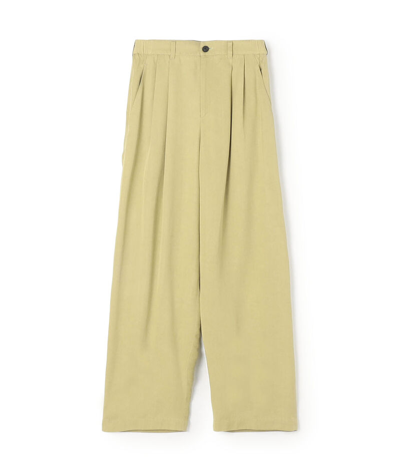 セルロースギャバジン 2タックパンツ