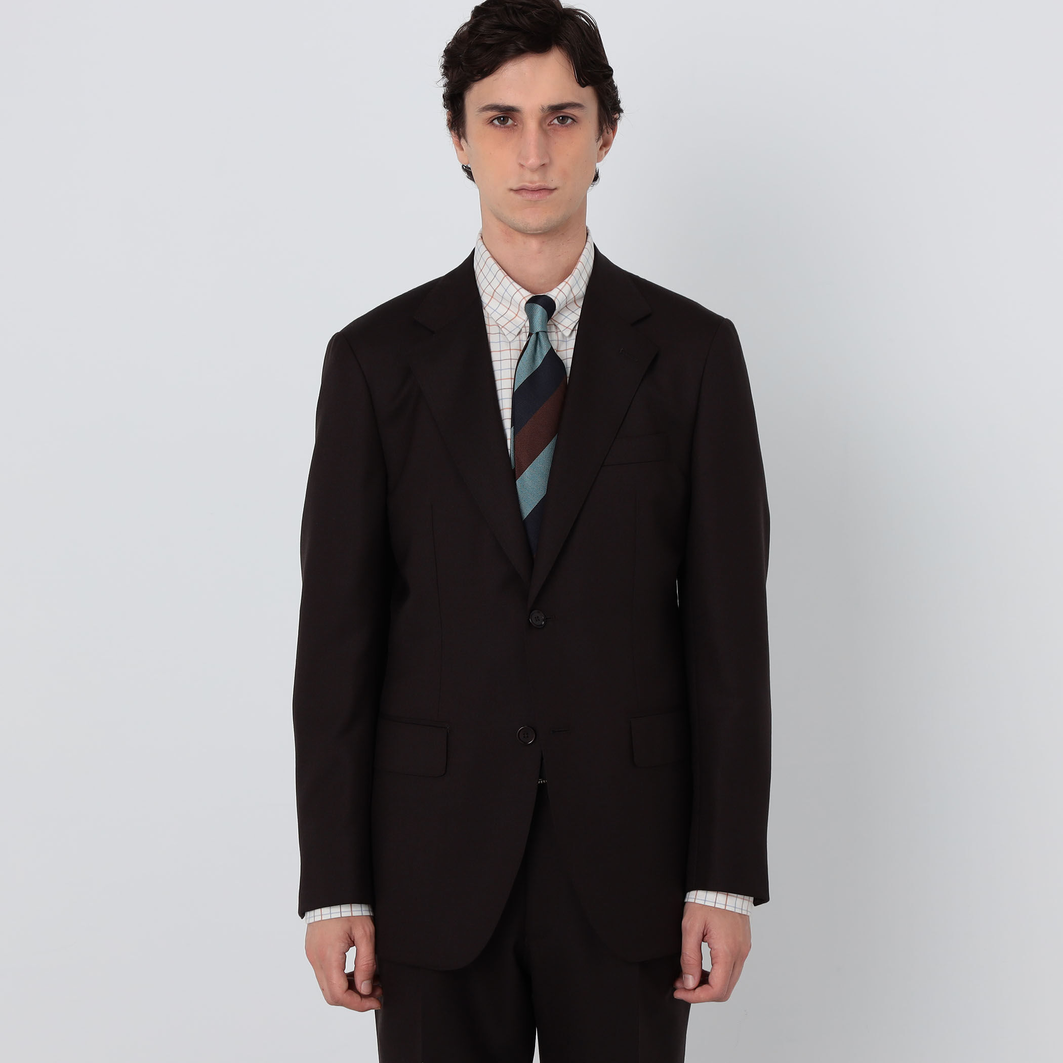 ウール シングルブレステッド2Bジャケット BRITISH WINTER TEX