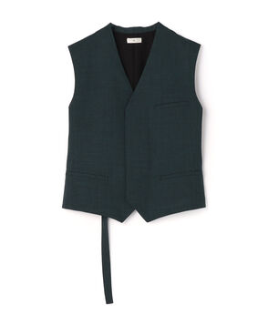 ウールトロ ショートジレ