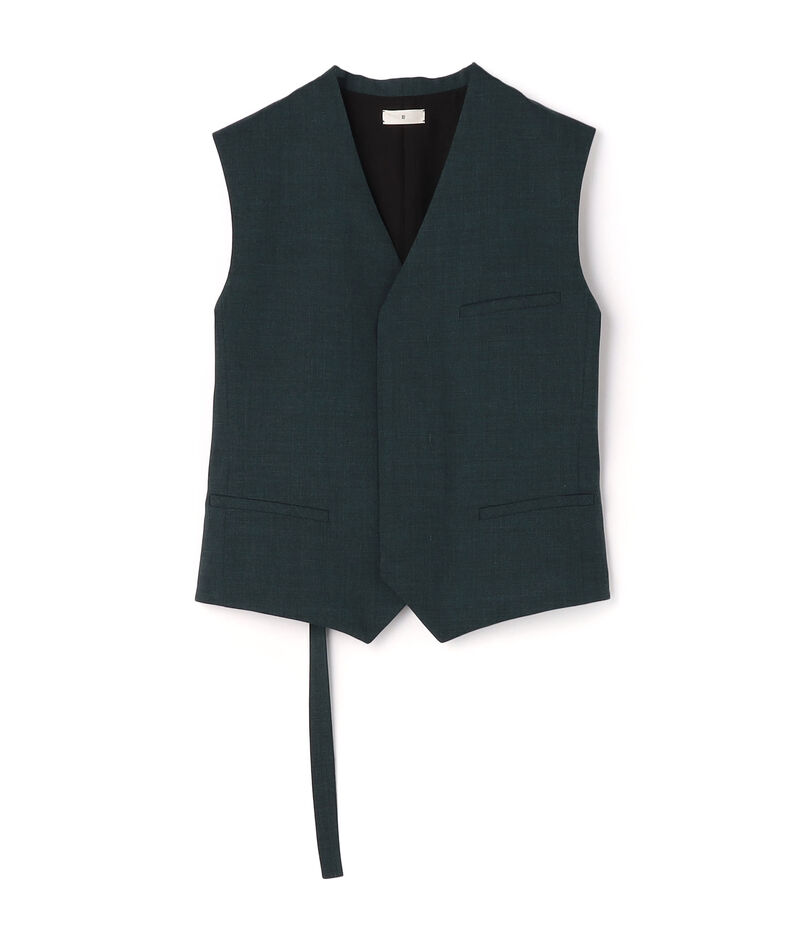 ウールトロ ショートジレ