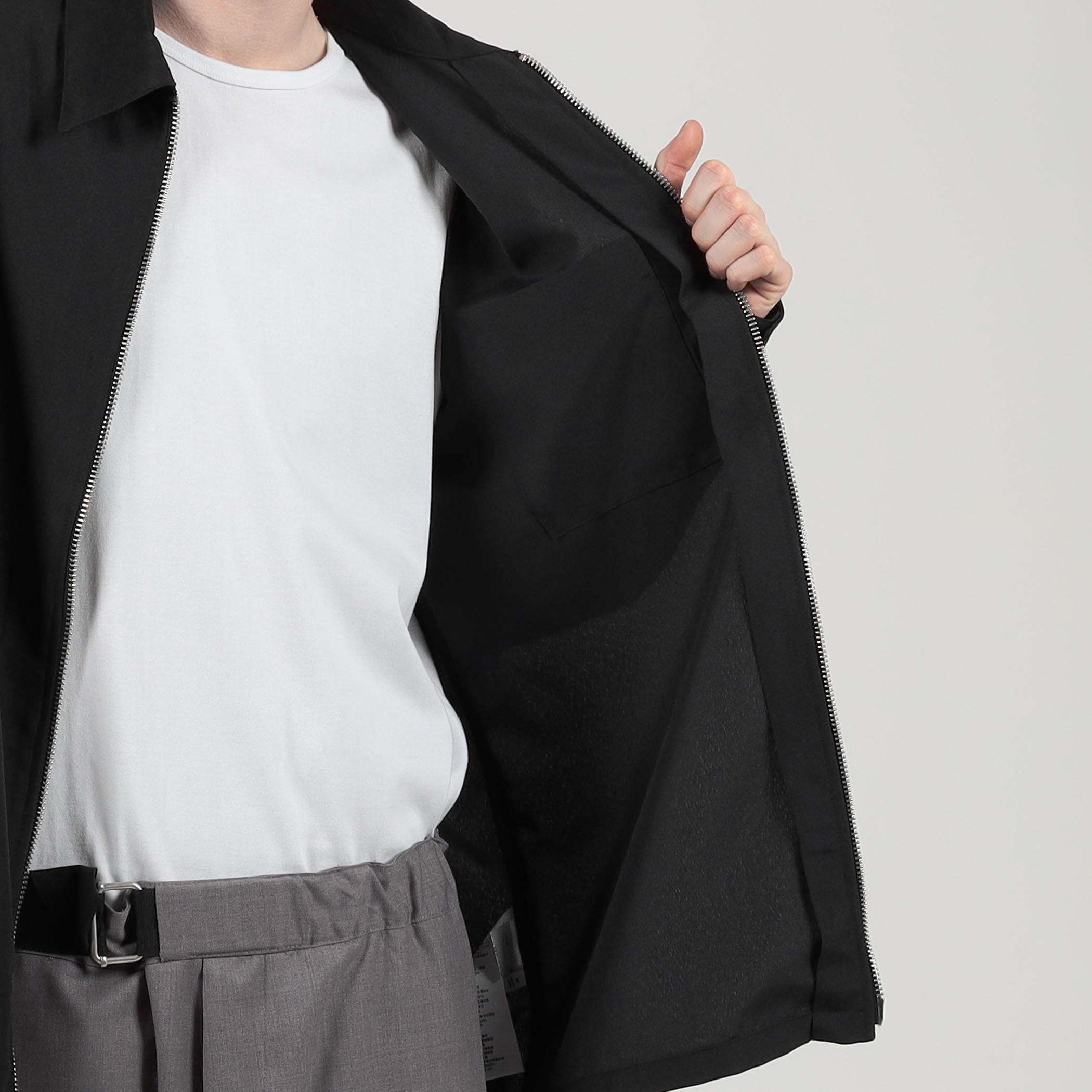 OAMC Edition 別注 IAN Shirt Sサイズ　ブラック OAMC - OAMC IAN SHIRT ジップシャツ Sサイズ JP:XL～ ブラック